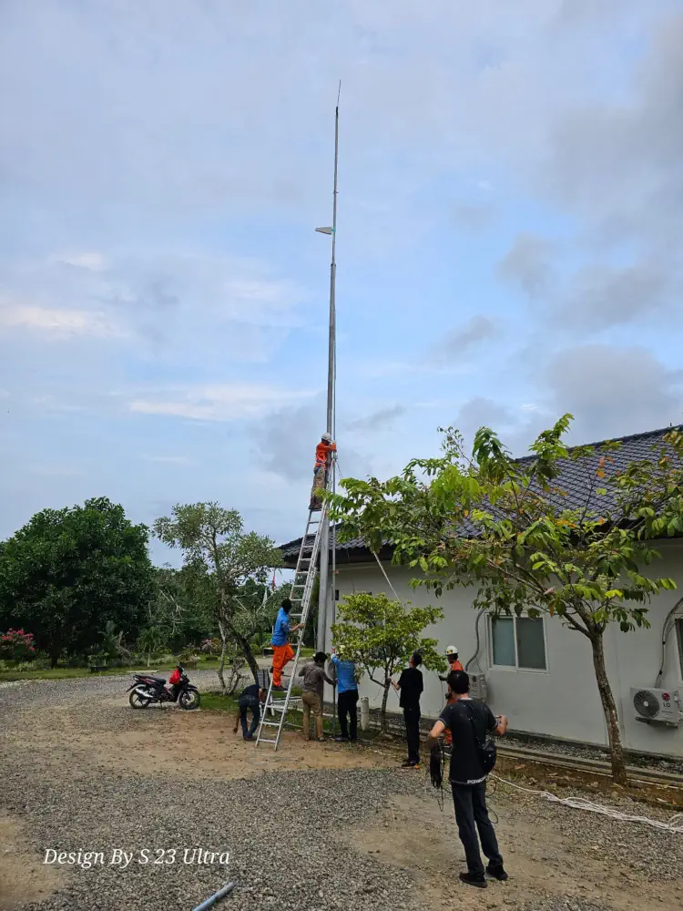 Penguat Sinyal Resmi Bersertifikat (Pemasangan di PLTA Tenggamus)