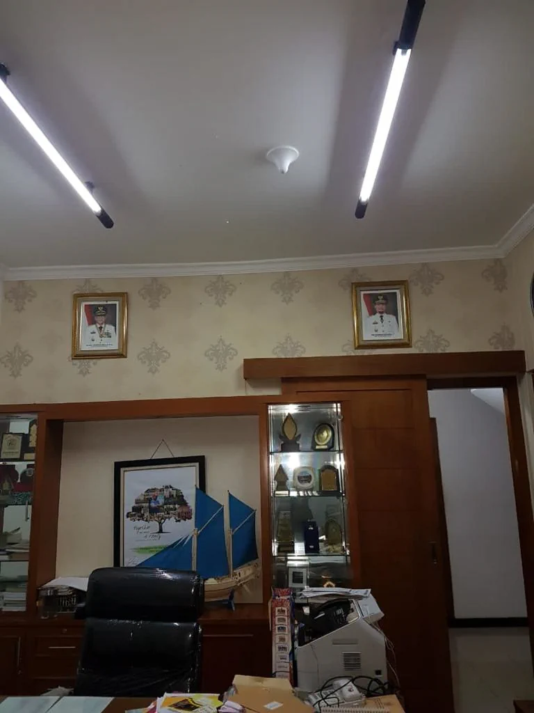 Proyek Penguat Sinyal Ponsel Resmi Bersertifikat di rumah dinas Gubernur Sulawesi 2019